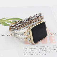 Leather Apple Watch Bands - 11 color options 38mm - 49mm -