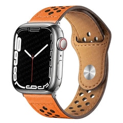 Leather Apple Watch Bands - 13 color options 38mm - 49mm -