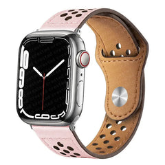 Leather Apple Watch Bands - 13 color options 38mm - 49mm -