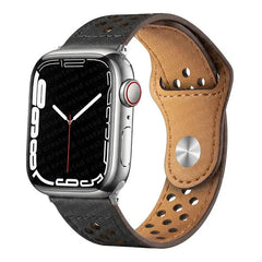 Leather Apple Watch Bands - 13 color options 38mm - 49mm -