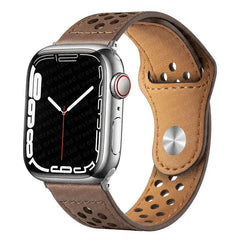 Leather Apple Watch Bands - 13 color options 38mm - 49mm -