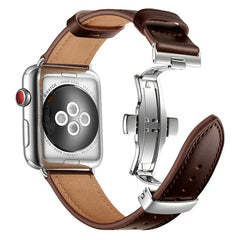 Leather Apple Watch Bands - 17 color options 38mm - 49mm -