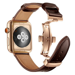 Leather Apple Watch Bands - 17 color options 38mm - 49mm -