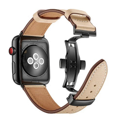 Leather Apple Watch Bands - 17 color options 38mm - 49mm -