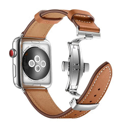 Leather Apple Watch Bands - 17 color options 38mm - 49mm -