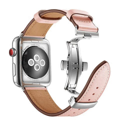 Leather Apple Watch Bands - 17 color options 38mm - 49mm -