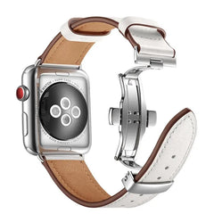 Leather Apple Watch Bands - 17 color options 38mm - 49mm -