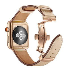 Leather Apple Watch Bands - 17 color options 38mm - 49mm -