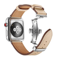 Leather Apple Watch Bands - 17 color options 38mm - 49mm -