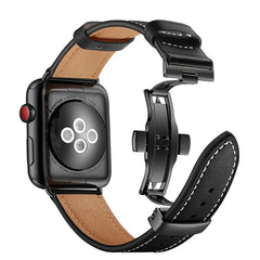 Leather Apple Watch Bands - 17 color options 38mm - 49mm -