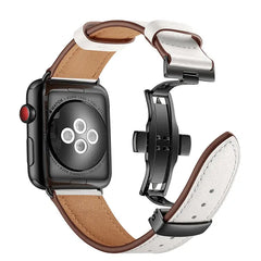 Leather Apple Watch Bands - 17 color options 38mm - 49mm -