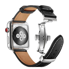 Leather Apple Watch Bands - 17 color options 38mm - 49mm -