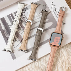 Leather Apple Watch Bands - 17 color options 38mm - 49mm -