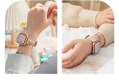 Leather Apple Watch Bands - 17 color options 38mm - 49mm -