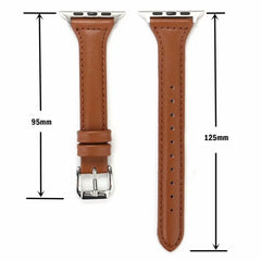 Leather Apple Watch Bands - 17 color options 38mm - 49mm -