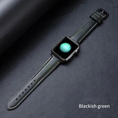 Leather Apple Watch Bands - 6 color options 38mm - 49mm -