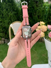 Leather Apple Watch Bands - 8 color options 38mm - 49mm -