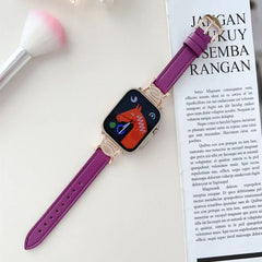Leather Apple Watch Bands - 8 color options 38mm - 49mm -