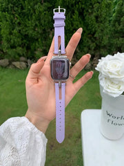 Leather Apple Watch Bands - 8 color options 38mm - 49mm -