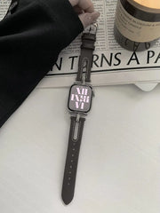 Leather Apple Watch Bands - 8 color options 38mm - 49mm -