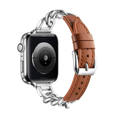 Leather Apple Watch Bands - 16 color options 38 - 49mm -