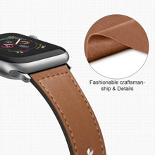Load image into Gallery viewer, Leather Apple Watch Bands - 49 Color Options 38mm - 49mm Axios Bands