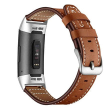 Load image into Gallery viewer, Leather Fitbit Band For Charge 3 & 4 - 4 color options Axios Bands
