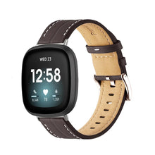 Load image into Gallery viewer, Leather Fitbit Band For Versa, Versa 2, Versa Lite - 10 color options Axios Bands