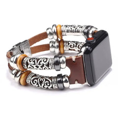 Leather & Metal Apple Watch Bands - 6 color options 38mm - 49mm -