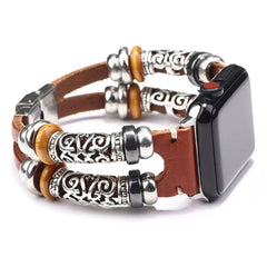 Leather & Metal Apple Watch Bands - 6 color options 38mm - 49mm -