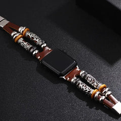 Leather & Metal Apple Watch Bands - 6 color options 38mm - 49mm -