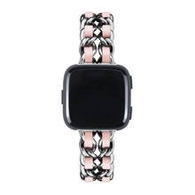 Load image into Gallery viewer, Leather & Steel Fitbit Band For Versa 3 / 4 - Sense 1 / 2 (15 color options) Axios Bands
