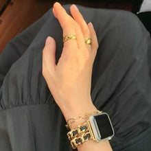 Load image into Gallery viewer, Leather & Steel Fitbit Band For Versa, Versa 2, Versa Lite - 15 color options Axios Bands