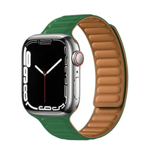 Load image into Gallery viewer, Magnetic Leather Apple Watch Bands - 50 color options 38mm - 49mm Axios Bands