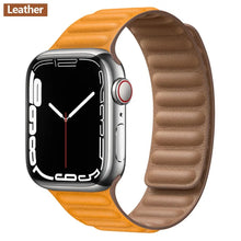 Load image into Gallery viewer, Magnetic Leather Apple Watch Bands - 50 color options 38mm - 49mm Axios Bands