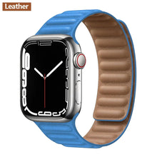 Load image into Gallery viewer, Magnetic Leather Apple Watch Bands - 50 color options 38mm - 49mm Axios Bands