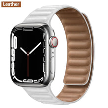 Load image into Gallery viewer, Magnetic Leather Apple Watch Bands - 50 color options 38mm - 49mm Axios Bands