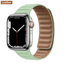 Load image into Gallery viewer, Magnetic Leather Apple Watch Bands - 50 color options 38mm - 49mm Axios Bands