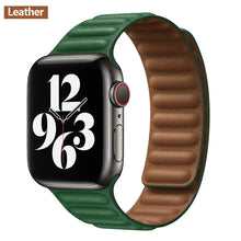 Load image into Gallery viewer, Magnetic Leather Apple Watch Bands - 50 color options 38mm - 49mm Axios Bands