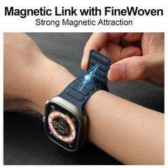 Magnetic Leather Apple Watch Bands - 13 color options 38mm - 49mm -