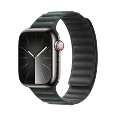 Magnetic Leather Apple Watch Bands - 13 color options 38mm - 49mm -