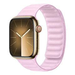 Magnetic Leather Apple Watch Bands - 13 color options 38mm - 49mm -