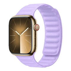 Magnetic Leather Apple Watch Bands - 13 color options 38mm - 49mm -