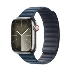 Magnetic Leather Apple Watch Bands - 13 color options 38mm - 49mm -
