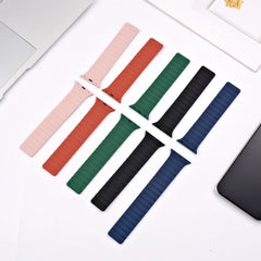 Magnetic Silicone Apple Watch Bands - 11 color options 38mm - 49mm -