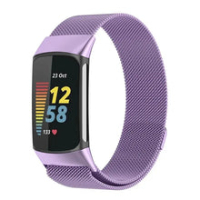 Load image into Gallery viewer, Magnetic Stainless Steel Bands For Fitbit Charge 5 & 6 - 9 Color Options Axios Bands