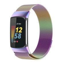 Load image into Gallery viewer, Magnetic Stainless Steel Bands For Fitbit Charge 5 & 6 - 9 Color Options Axios Bands
