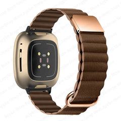 Magnetic Strap Silicone Fitbit Band For Versa 3 / 4 - Sense 1 / 2 (12 color options) -