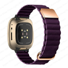 Magnetic Strap Silicone Fitbit Band For Versa 3 / 4 - Sense 1 / 2 (12 color options) -