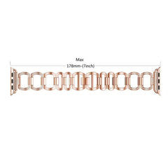Metal Diamond Stainless Steel Loop Apple Watch Band - 4 Color Options 38mm - 49mm -